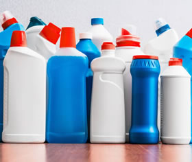bleach containers