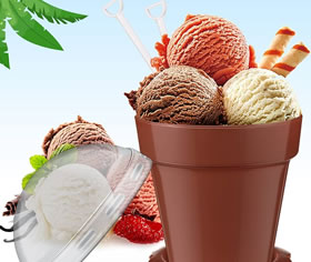 pots for ice cream