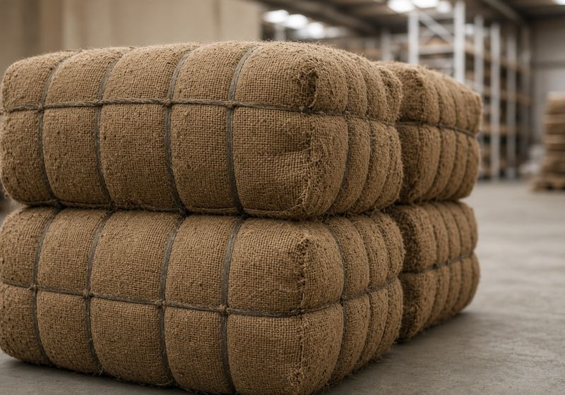 Hessian cloth for bale wrapping